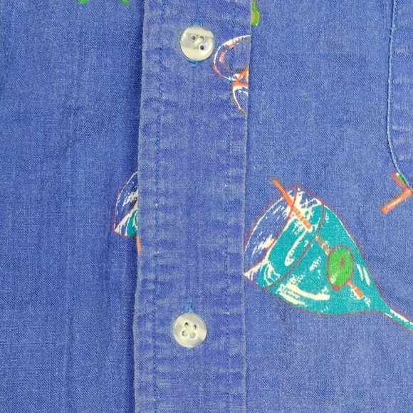 Chaps Ralph Lauren mens short sleeve button down shirt size large - Picture 6 of 13